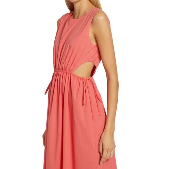 Rails Yvette Cut-Out Midi Dress Women's Size Small Coral Sleeveless NWT - Picture 13 of 13